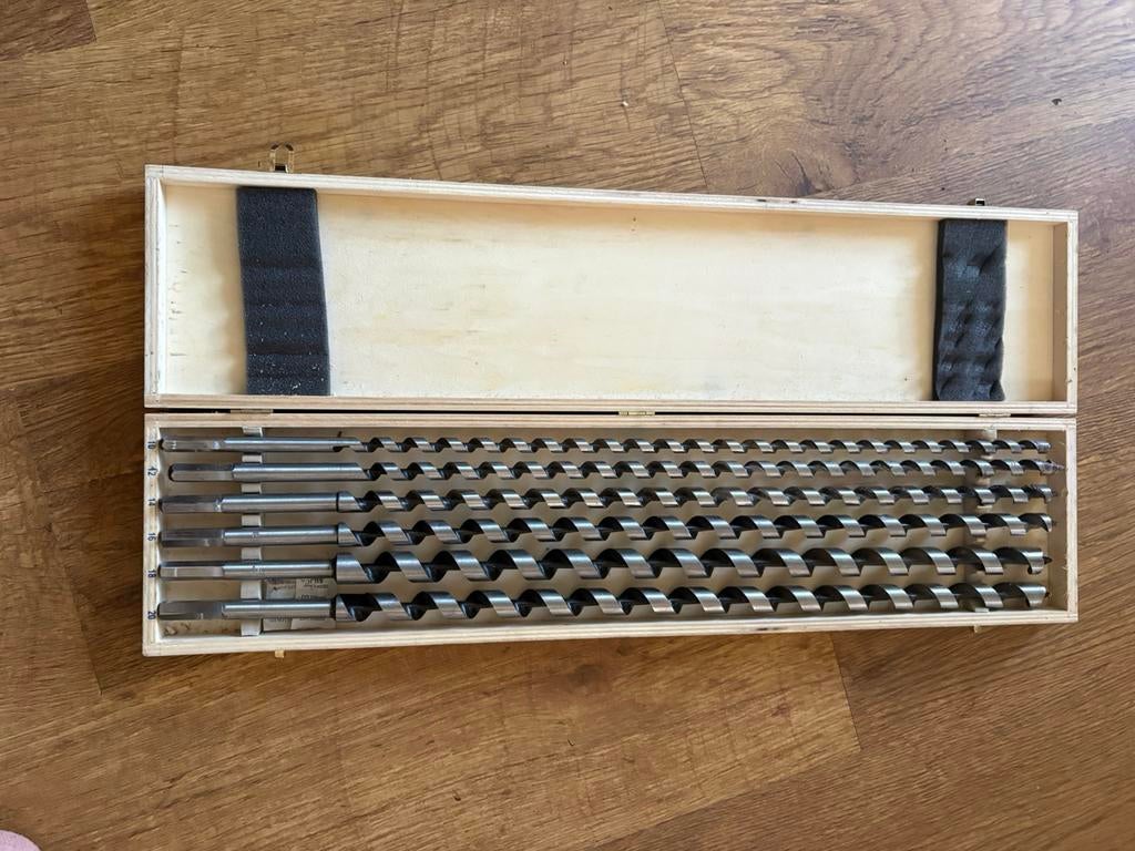 HBM 6-Delige 600 mm Slangenborenset, Ophalen of Verzenden, Kolomboormachine