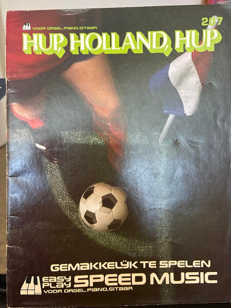 Hup Holland Hup bladmuziek voor orgel, piano, gitaar, Keyboard, Gebruikt, Ophalen of Verzenden, Thema