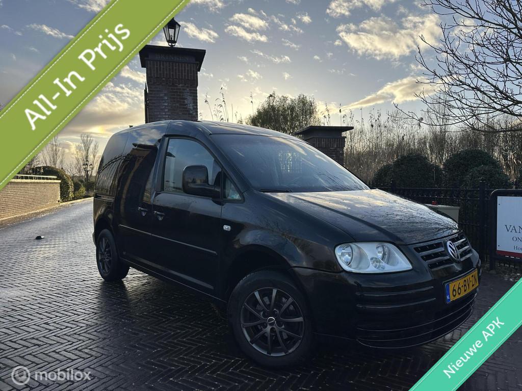 ✅Volkswagen Caddy Bestel 2.0 SDI Nieuwe APK elektr. ramen, Stof, Gebruikt, 680 kg, 4 cilinders