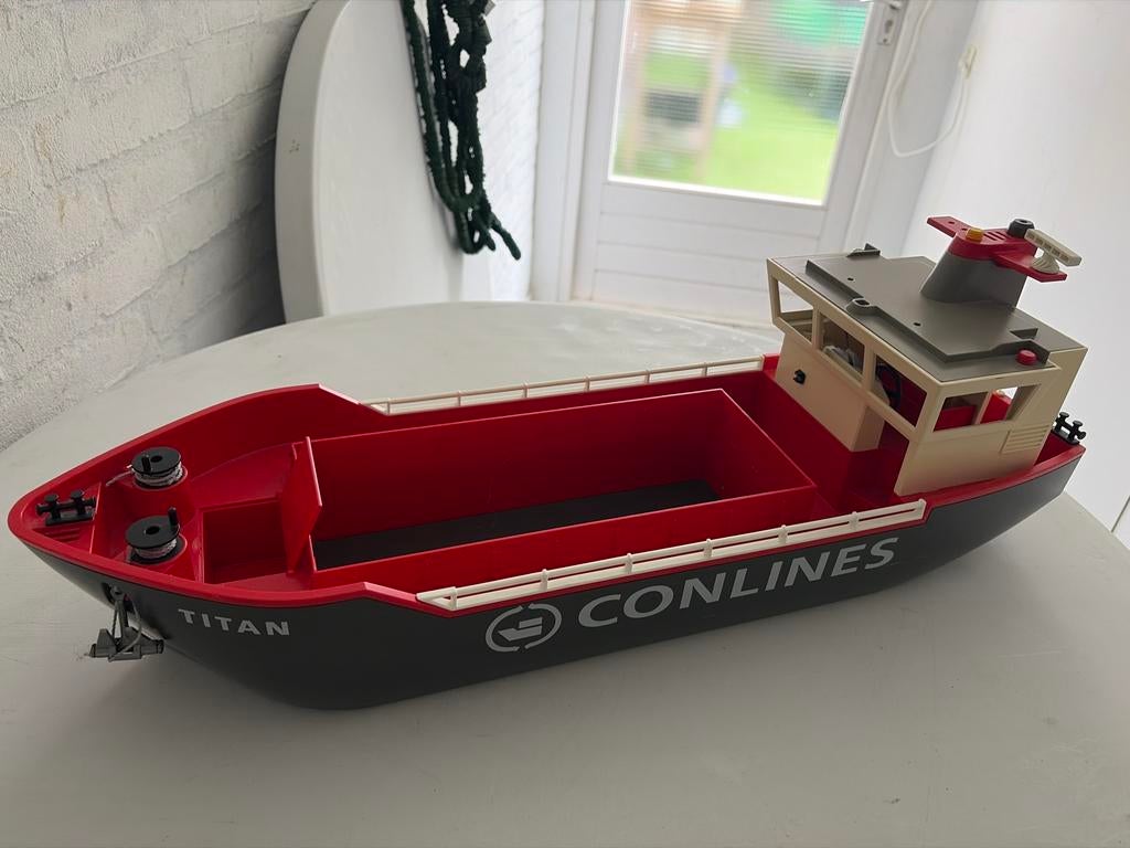 Playmobil vrachtschip 'Titan' - Conlines, Ophalen of Verzenden, Gebruikt