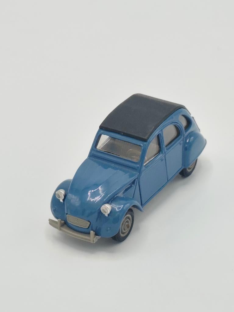 Solido 2CV blauw eendje, Ophalen of Verzenden, Zo goed als nieuw, Auto, Solido