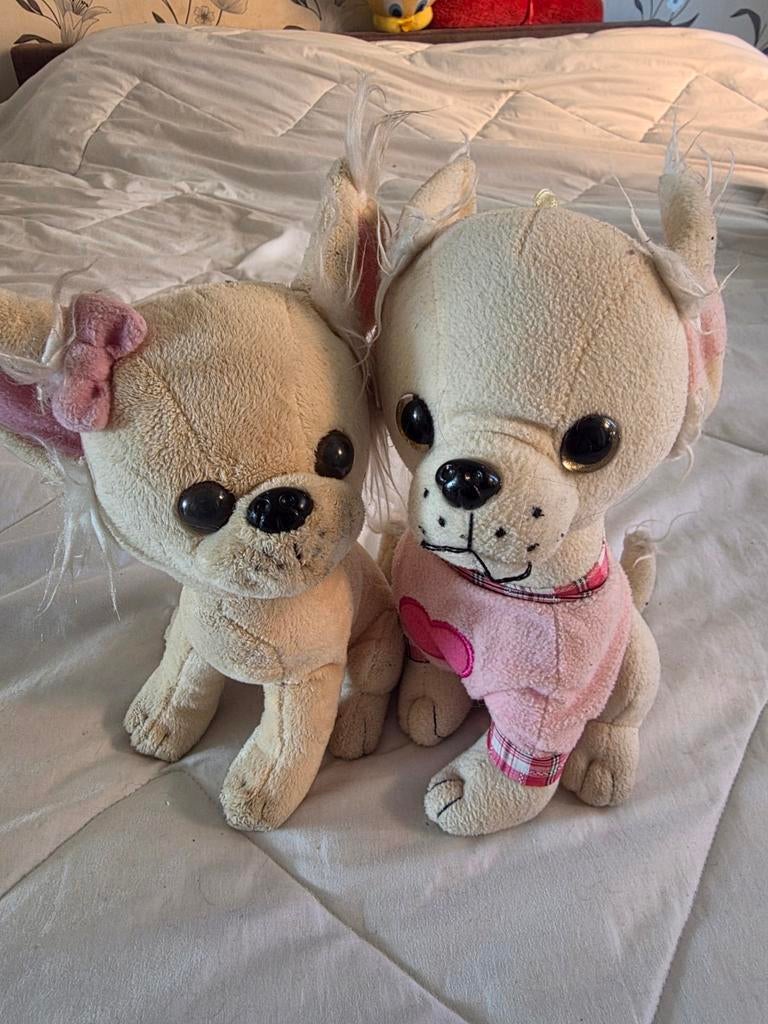 2 Chihuhua knuffels h 23, Ophalen, Zo goed als nieuw, Hond