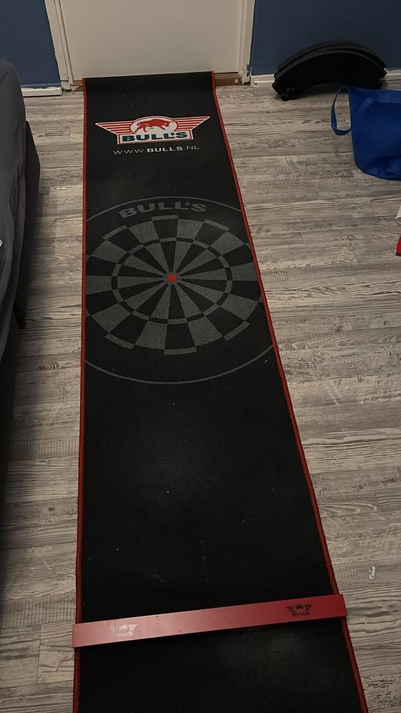 Dartmat met oche, Ophalen, Gebruikt, Dartbord