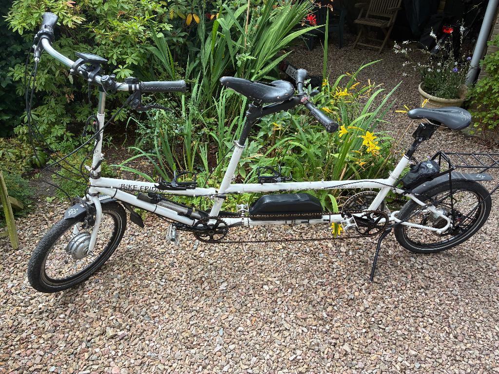 Bike-Friday-tandem-twosday-folding-bike, Gebruikt, 10 tot 15 versnellingen, Opvouwbaar, 55 cm of meer