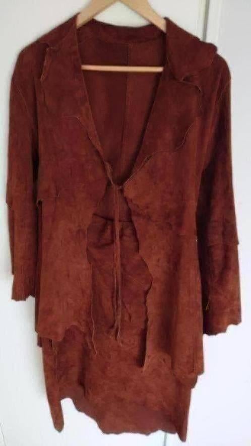 Leer vest, Ophalen of Verzenden, Zo goed als nieuw