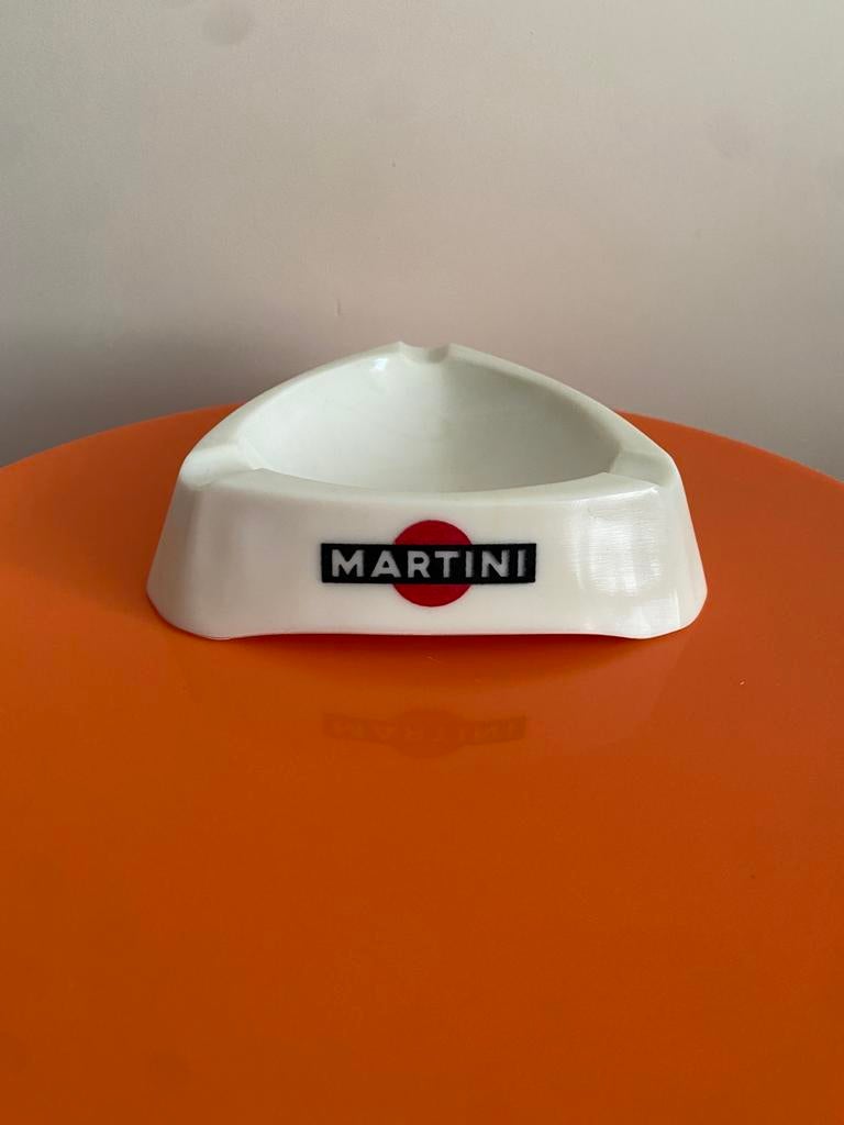 Vintage Martini Asbak 60s, Verzamelen, Ophalen of Verzenden, Gebruikt, Gebruiksvoorwerp