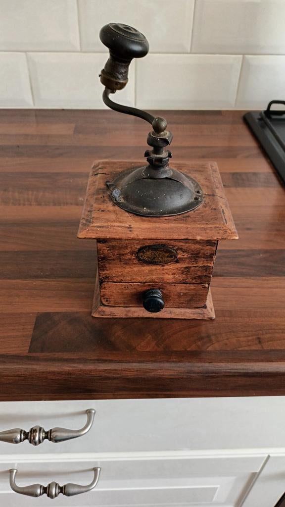 Oude koffie molen, Ophalen of Verzenden