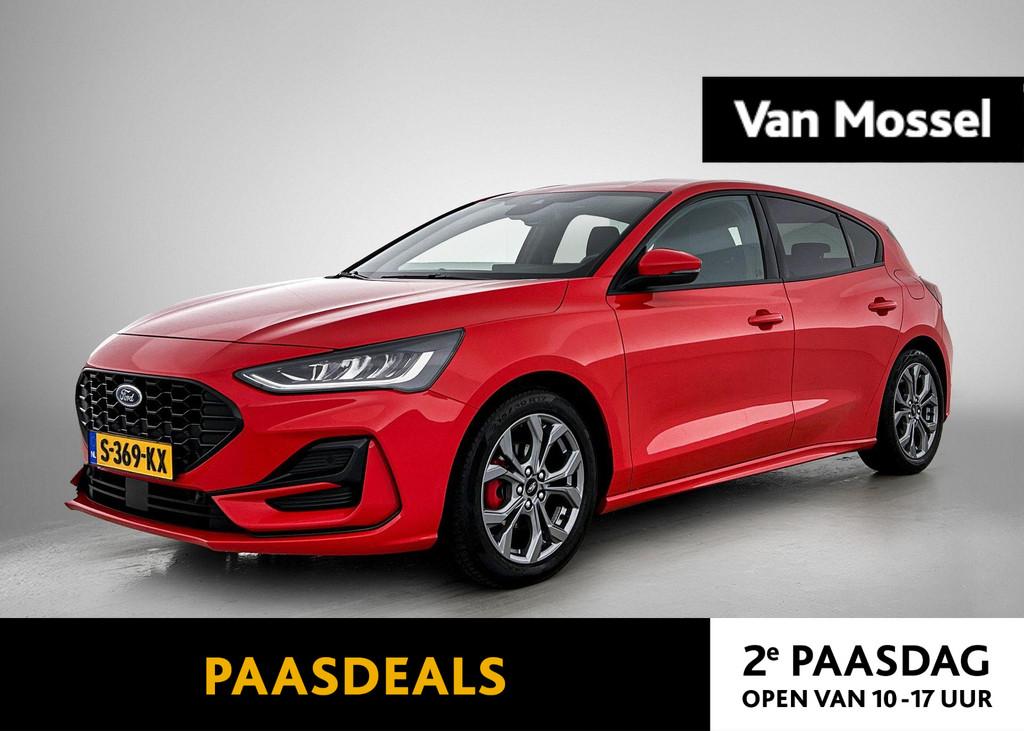Ford Focus 1.0 EcoBoost Hybrid ST Line X, 12 maanden, Stof, Gebruikt, Euro 6