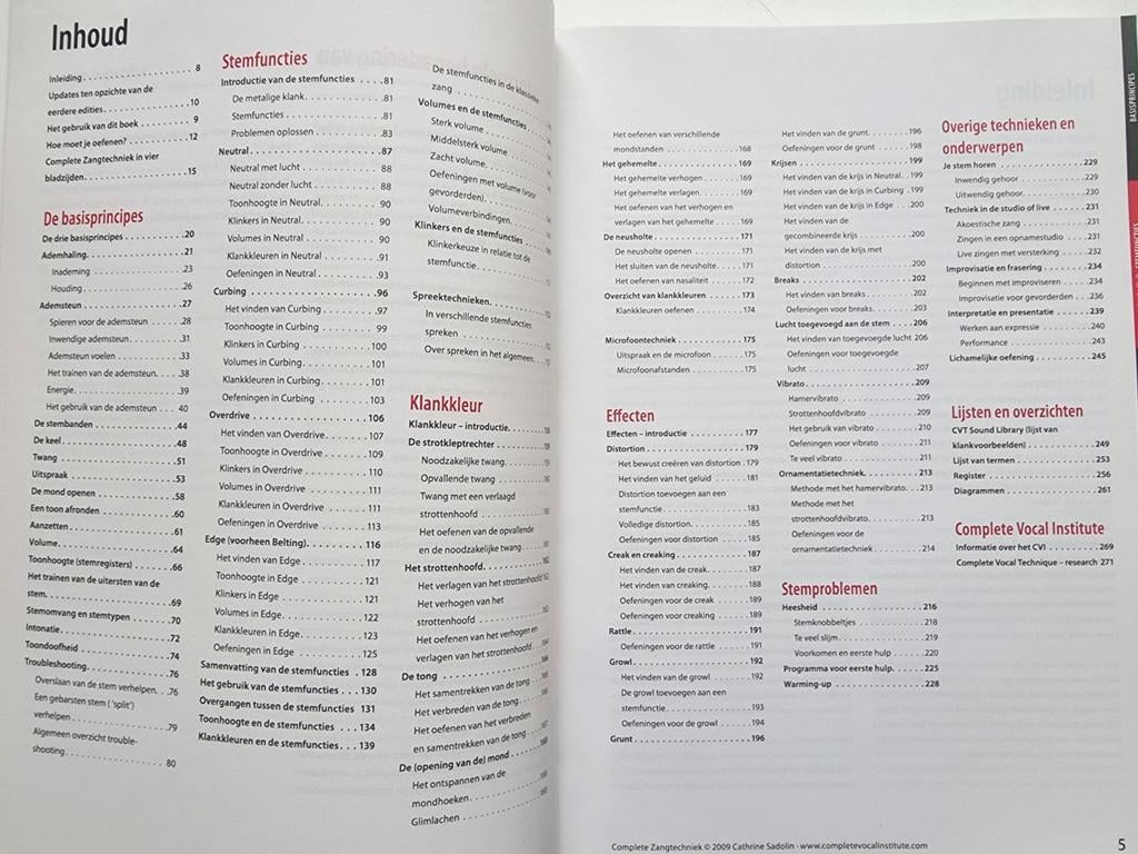 Complete Zangtechniek - Cathrine Sadolin, Muziek en Instrumenten, Bladmuziek, Overige genres, Zang, Les of Cursus, Nieuw