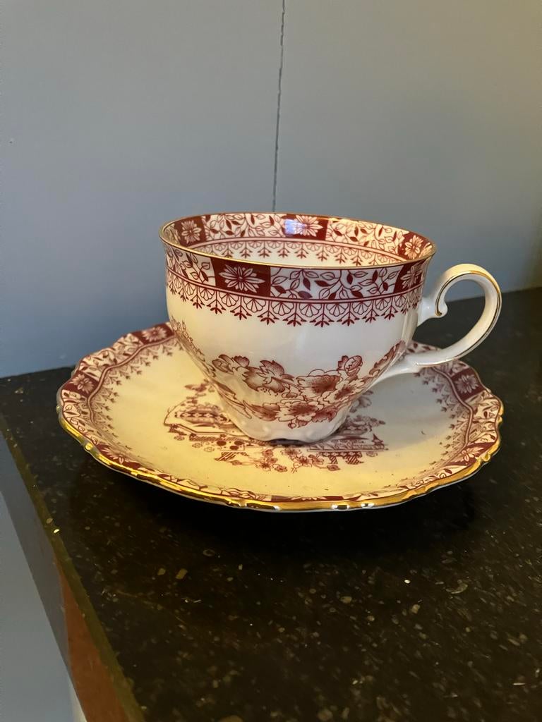 Kop en schotel Seltmann Weiden Bavaria Theresia, Antiek en Kunst, Ophalen of Verzenden