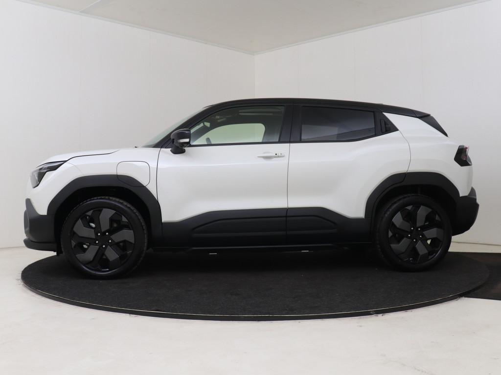 Suzuki e Vitara Style 61 kWh *NIEUW* Suzuki-paasweekend, Auto's, Suzuki, 12 maanden, Zwart, Leder en Stof, Wit