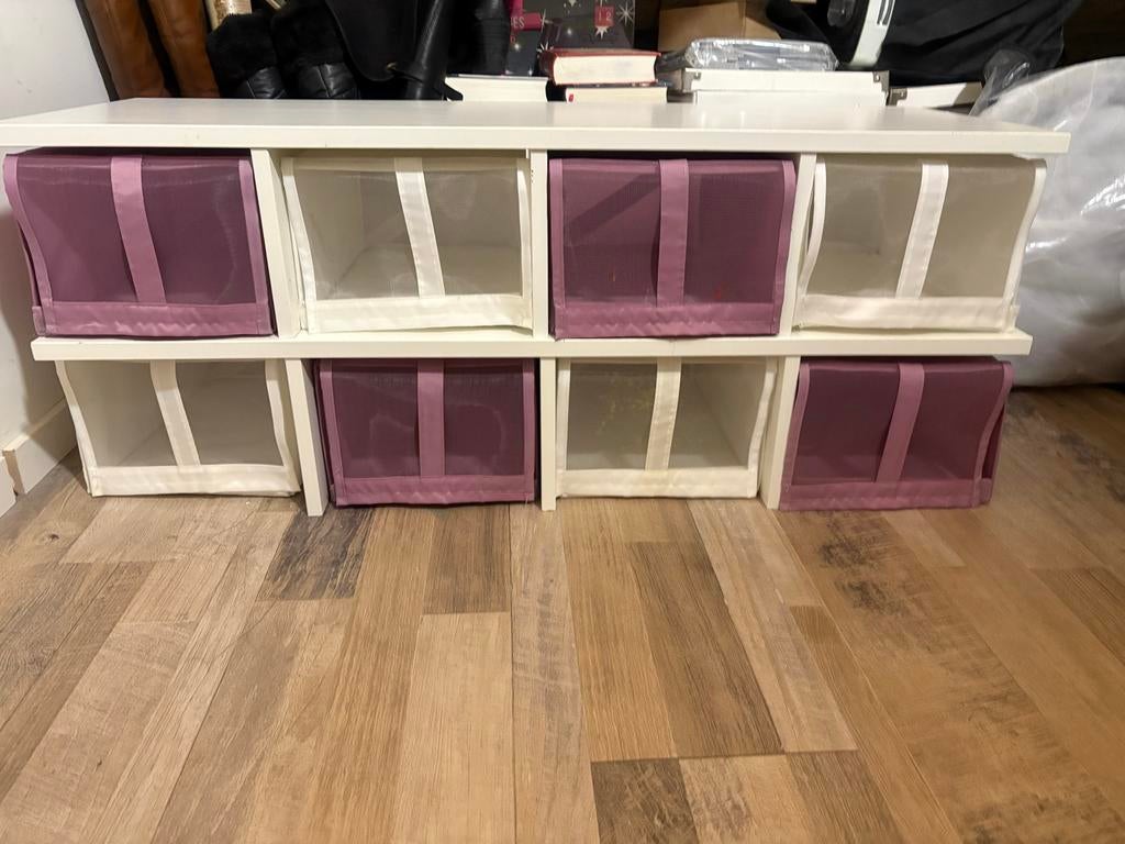 Ikea Pax Kastinrichting Komplement Schoenenrek met 8 dozen, Ophalen, Gebruikt, Kunststof, Overige typen