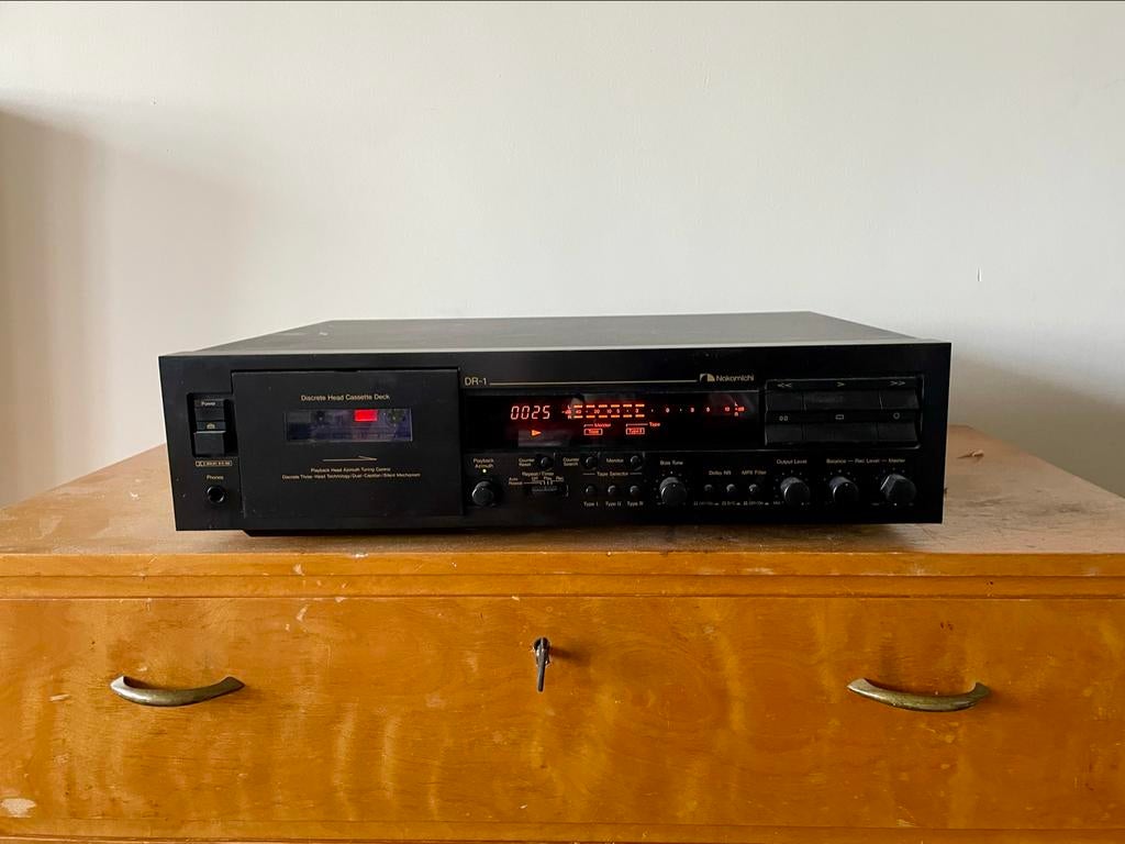 Nakamichi DR-1 Cassettedeck, Audio, Tv en Foto, Cassettedecks, Ophalen of Verzenden, Enkel, Overige merken, Tiptoetsen