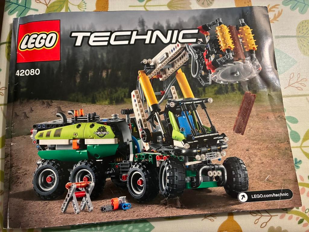 Lego 42080 Bosbouwmachine, Ophalen of Verzenden, Zo goed als nieuw, Complete set, Lego