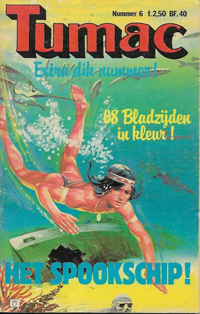 Tumac - Nr. 6 : Het spookschip, Boeken, Eén stripboek, Ophalen of Verzenden, Gelezen