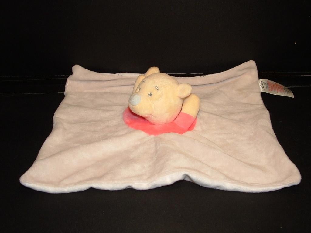 PRIMARK DISNEY BABY BEER KNUFFELDOEK WINNIE THE POOH VELOURS, Verzenden, Zo goed als nieuw, Overige typen