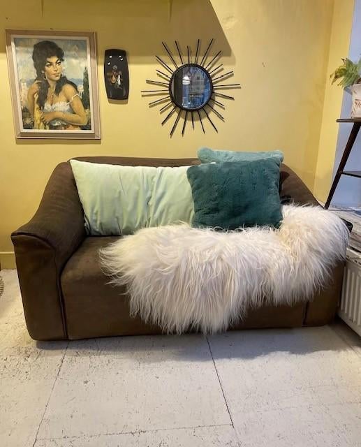 De Sede DS47 vintage design leren bank, Ophalen, Tweepersoons, Minder dan 150 cm, Nvt