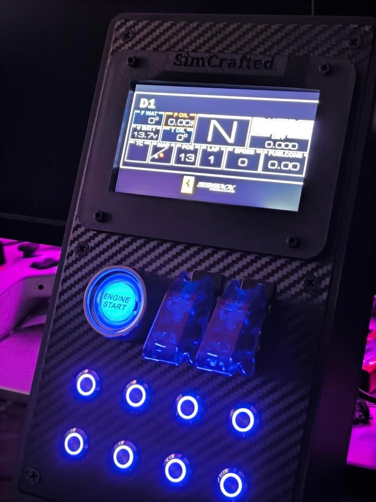 Buttonbox met scherm simracing, Computers en Software, Joysticks, Nieuw, Ophalen of Verzenden