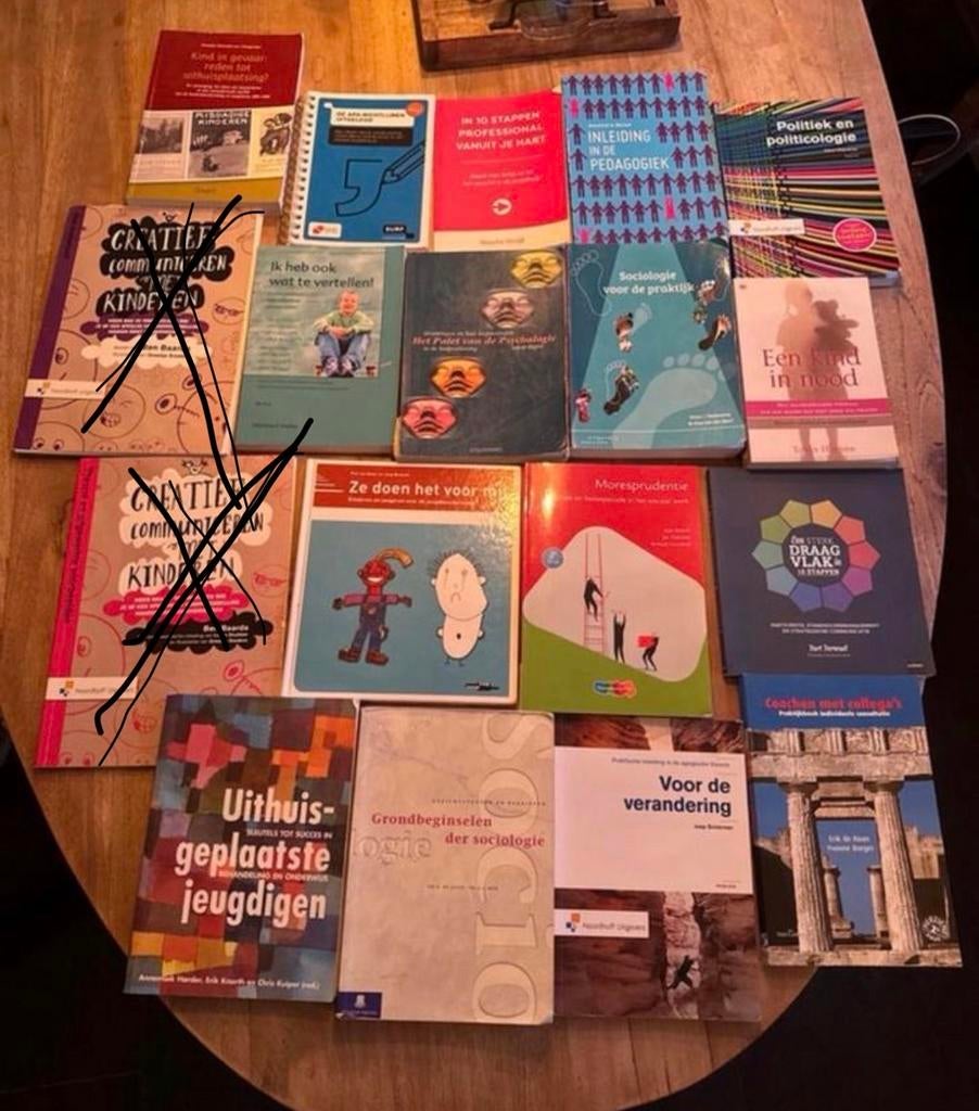Studieboeken Pedagogiek & Social Work HBO - 16 stuks, Ophalen of Verzenden, Gamma, Zo goed als nieuw, HBO