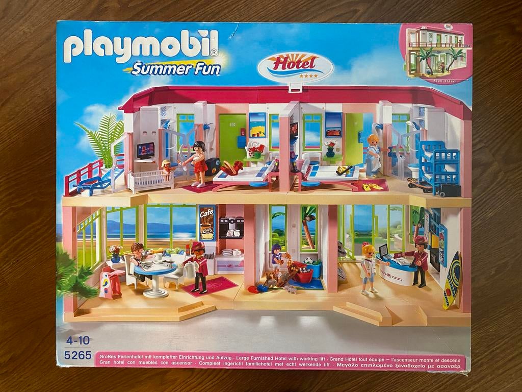 Playmobil Hotel - Compleet met doos en handleiding, Ophalen of Verzenden, Zo goed als nieuw