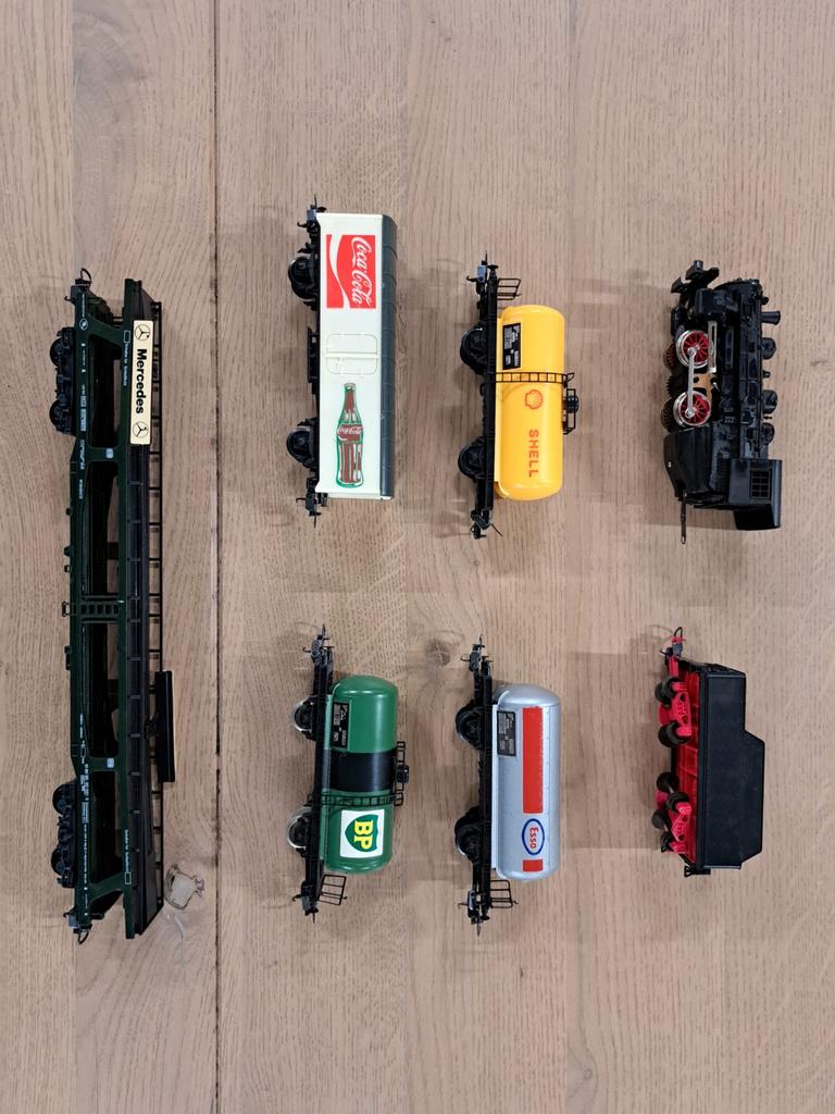 Uitgebreide Lima Treinset met Toebehoren, Overige merken, Gebruikt, Ophalen of Verzenden, Gelijkstroom