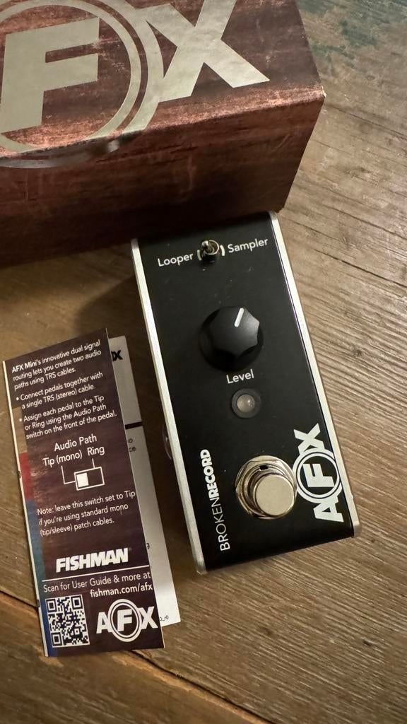 Fishman AFX Broken Record - Looper / Sampler, Muziek en Instrumenten, Effecten, Ophalen of Verzenden, Zo goed als nieuw, Overige typen