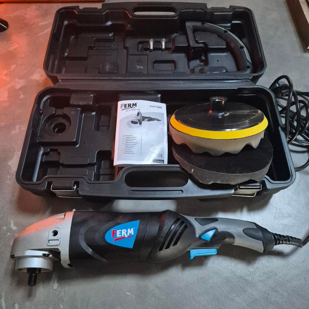 Ferm FCP-180K Haakse Poets- en Polijstmachine, Ophalen of Verzenden