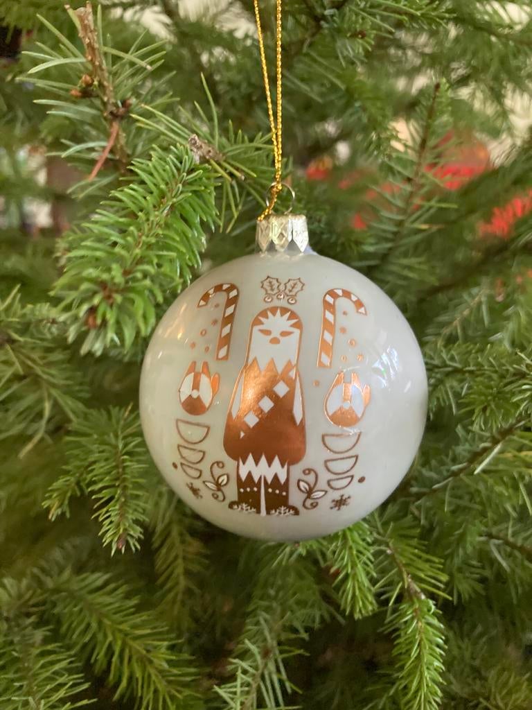 Starwars kerstbal wit, Ophalen of Verzenden, Zo goed als nieuw