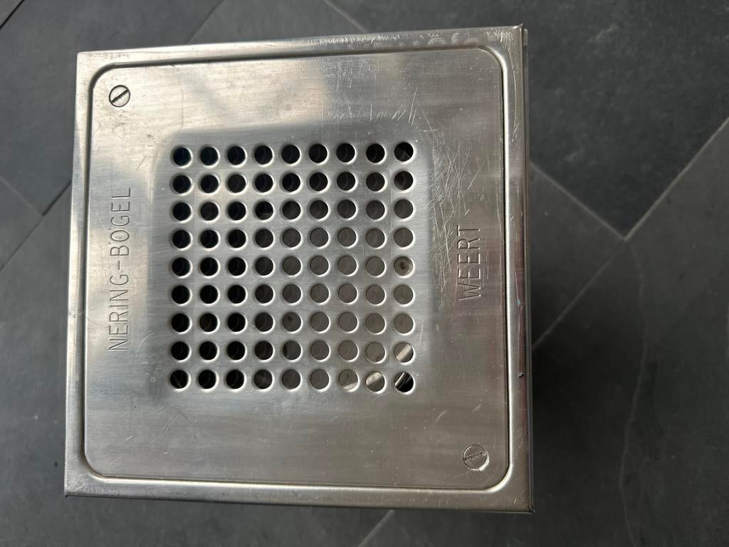 Nering-Bogel Weert Afvoerputje RVS, Doe-het-zelf en Verbouw, Buizen en Afvoer, Ophalen, Afvoer, 60 tot 80 mm, Nieuw