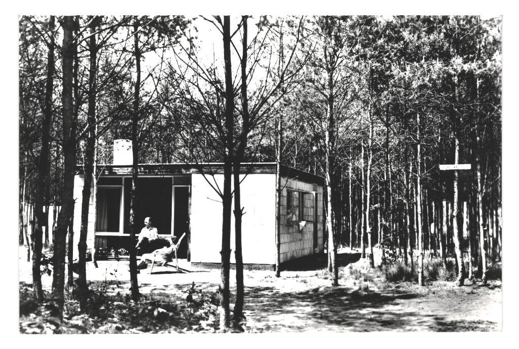 991028 Chaam 1965 N Br Bungalow  De Flaesbloem _Gelopen, Ophalen of Verzenden, 1960 tot 1980, Gelopen, Noord-Brabant