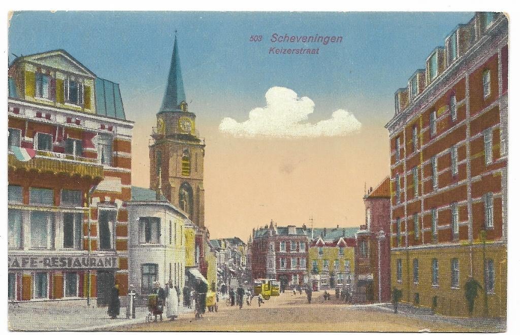 Scheveningen Keizerstraat, Ophalen of Verzenden, Voor 1920, Ongelopen, Zuid-Holland