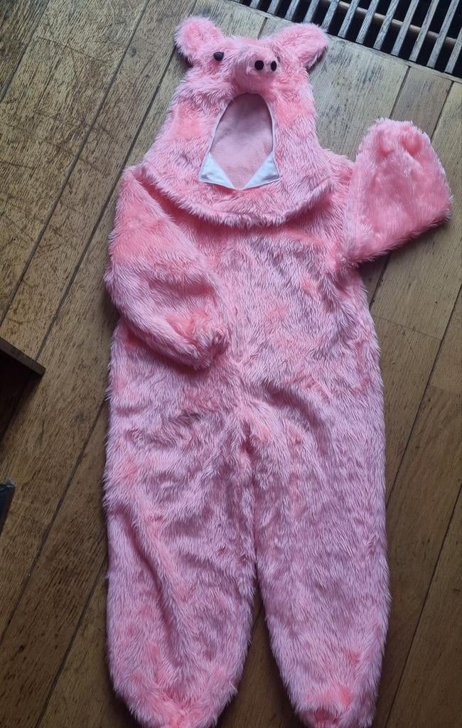 Roze biggetjes onesie Big varken maat 116, Ophalen of Verzenden, Zo goed als nieuw, Jongen of Meisje, Overige typen