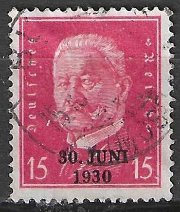 Duitsland 1930 - Yvert 426B - Ontruiming van Mainz  (ST), Postzegels en Munten, Postzegels | Europa | Duitsland, Verzenden, 1990 tot heden