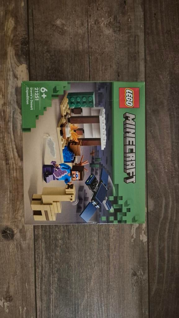 LEGO Minecraft 21251 Steve's Desert Expedition - Nieuw!, Ophalen of Verzenden, Nieuw, Complete set, Lego