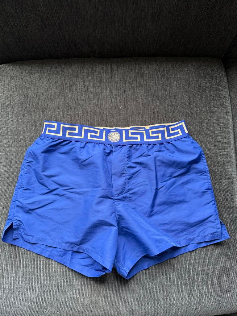 Versace Zwembroek Heren - Stijlvol en Nieuw!, Ophalen of Verzenden, Overige maten, Blauw, Zwemshort