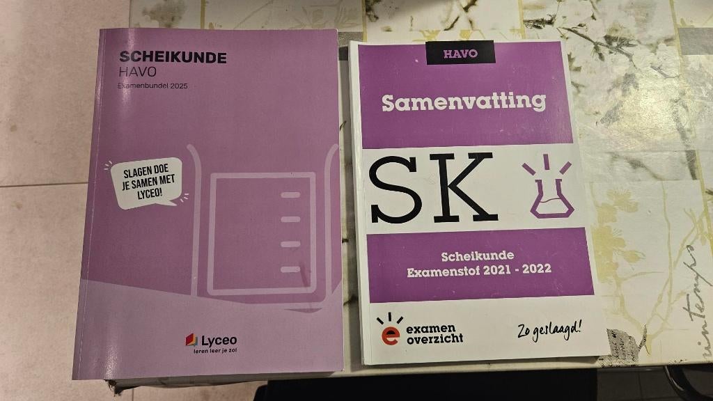 Havo examen: scheikunde examenbundel en samenvatting, Boeken, Schoolboeken, Ophalen of Verzenden, Zo goed als nieuw, HAVO, Scheikunde
