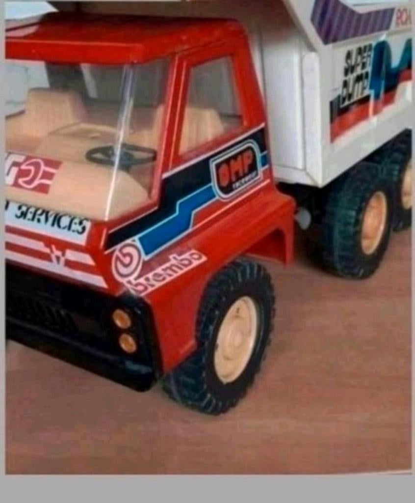 Vintage Blikken Vrachtwagen 60 cm lengte, 30 cm hoogte, Verzamelen, Ophalen of Verzenden