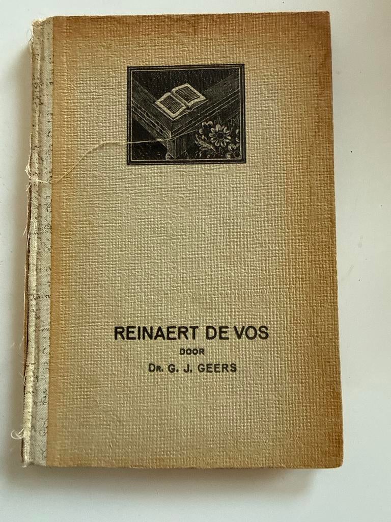 Reinaert de Vos door Dr. G.J. Geers, Ophalen of Verzenden