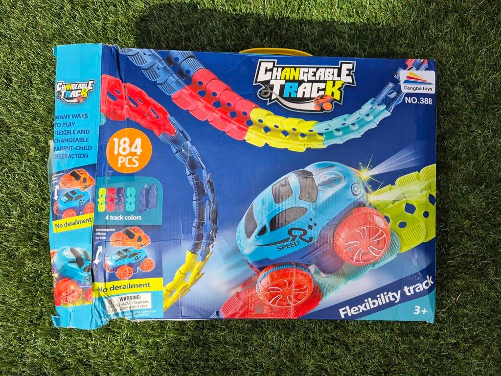 Flexibele Racebaan met Elektrische Auto's, Overige merken, Racebaan, Zelf te bouwen, Nieuw