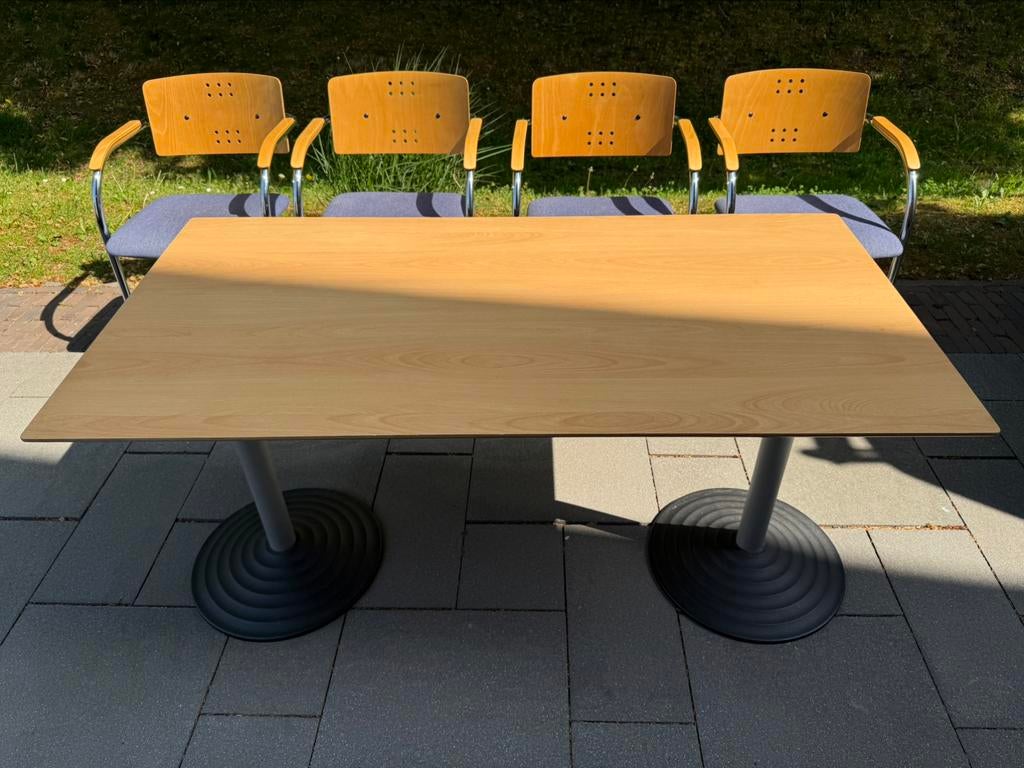 Artifort Lande eetkamerset, Huis en Inrichting, Ophalen, Gebruikt, 4 tot 6 stoelen, Gijpsvintage