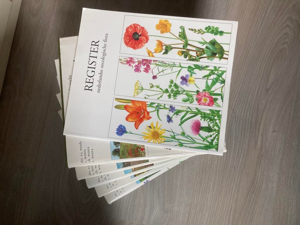 Oecologische flora van Nederland - Compleet!6 delig rigister, Ophalen of Verzenden, Gelezen, Bloemen, Planten en Bomen