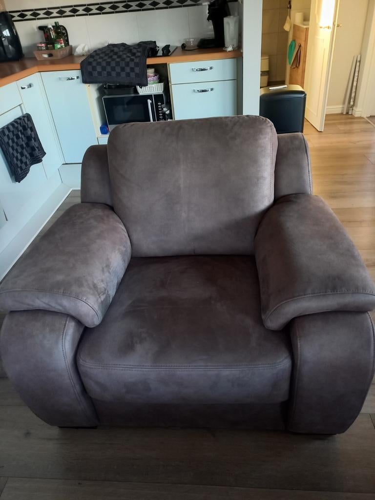 Bankstel met fauteuil, Huis en Inrichting, Banken | Complete zithoeken, Ophalen