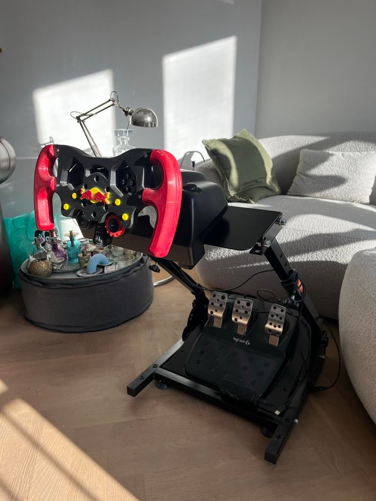 Logitech G29 met VEVOR standaard en Formule stuur 3D print, Ophalen, Gebruikt
