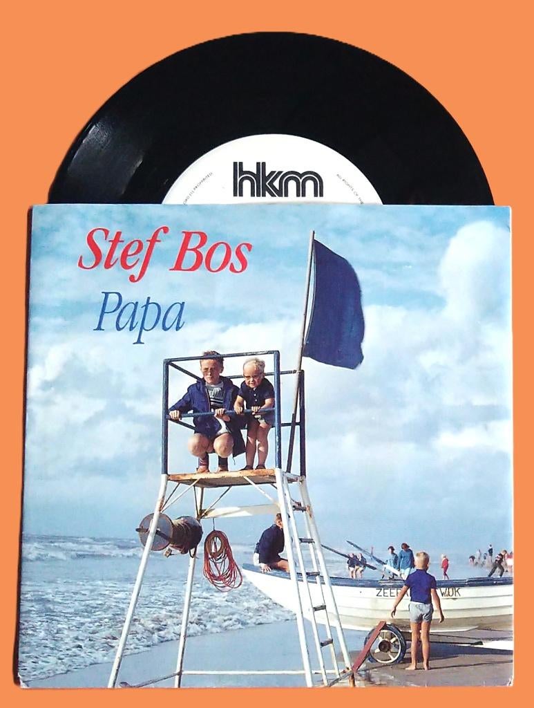 Top2000#0061 Stef Bos - Papa (*), Verzenden, Overige genres, 7 inch, Single