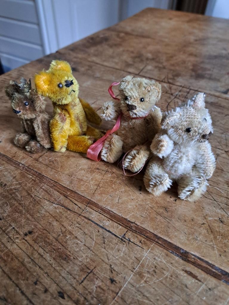 Antieke beertjes steiff en shuco, Ophalen of Verzenden