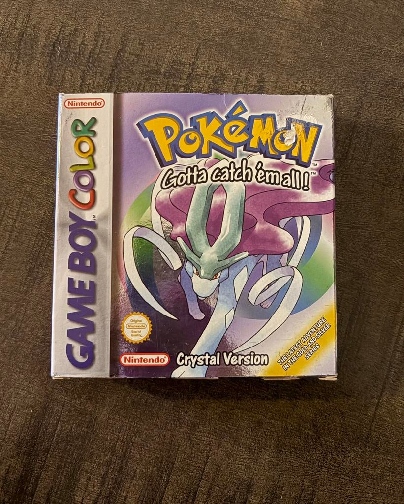 Pokemon Crystal Gameboy Color compleet, Spelcomputers en Games, Games | Nintendo Game Boy, 1 speler, Zo goed als nieuw, Vanaf 3 jaar