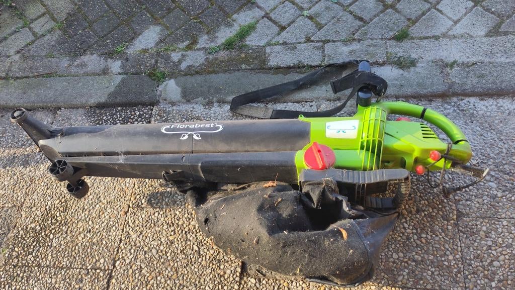 Florabest Bladblazer / Zuiger met Opvangzak, Gebruikt, Florabest, Met opvangzak, Handgedragen