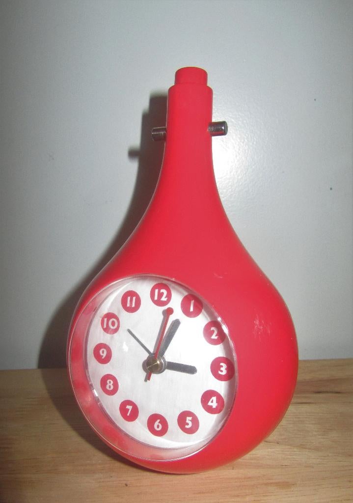 Vintage wekker; alarm clock, Ophalen of Verzenden, Analoog, Wekker of Tafelklok