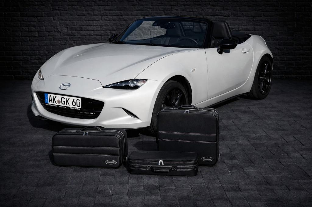 Reistassenset op maat van Roadsterbag voor Mazda MX5 ND, 40 tot 60 cm, 30 cm of meer, Zwart, Ophalen of Verzenden