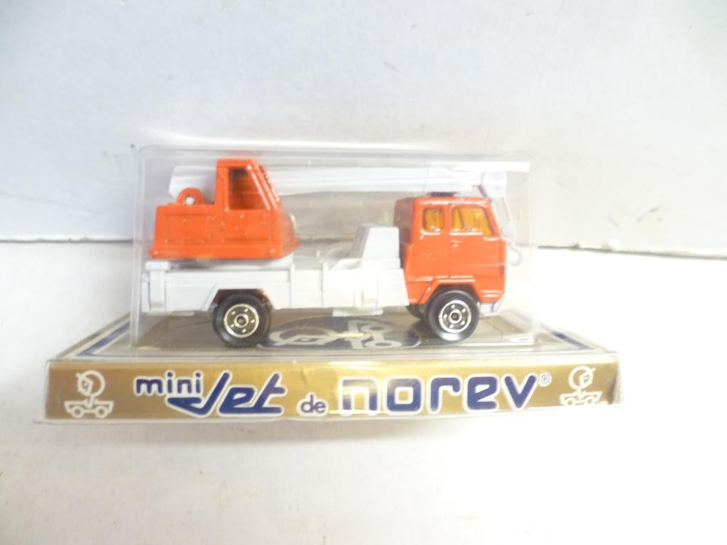 Norev Mini Jet 434 Volvo Brandweer ladder wagen modelauto, Ophalen of Verzenden, Nieuw, Auto